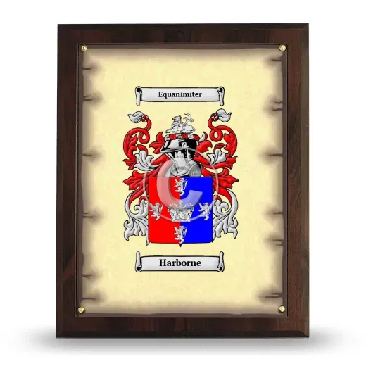 Harborne Coat of Arms Plaque