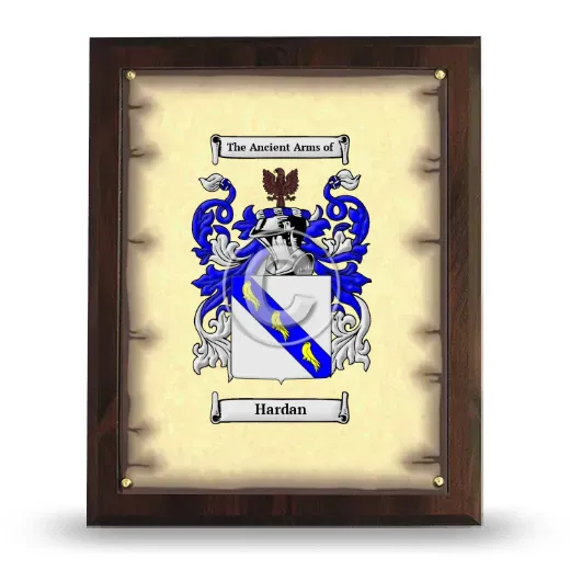 Hardan Coat of Arms Plaque
