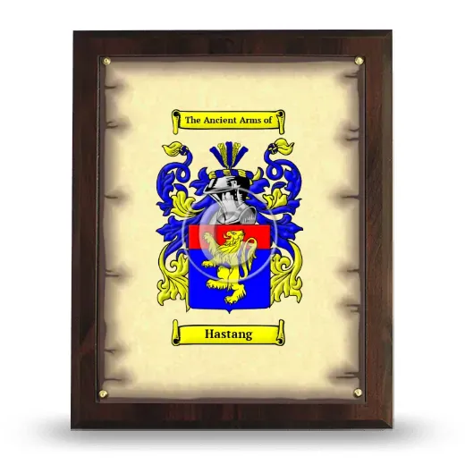 Hastang Coat of Arms Plaque