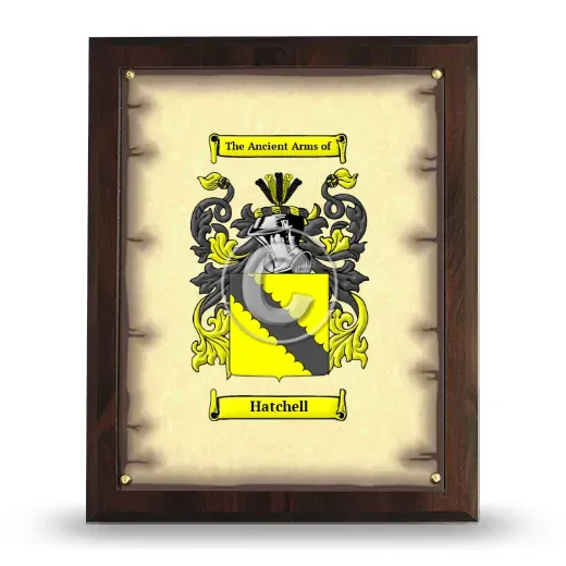 Hatchell Coat of Arms Plaque