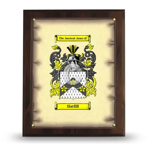 Hatfill Coat of Arms Plaque