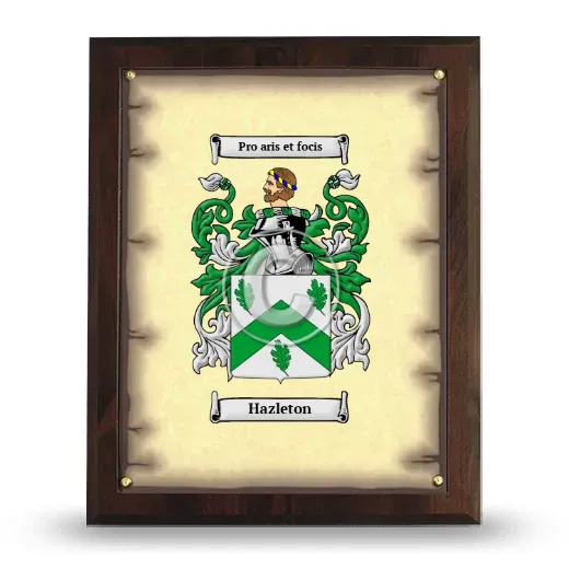 Hazleton Coat of Arms Plaque