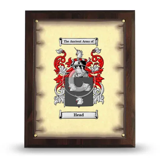 Head Coat of Arms Plaque