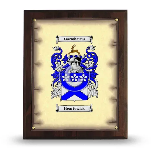 Heartewick Coat of Arms Plaque