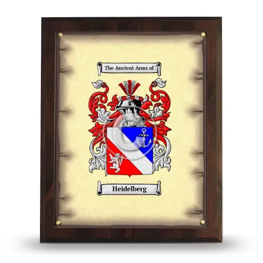 Heidelberg Coat of Arms Plaque