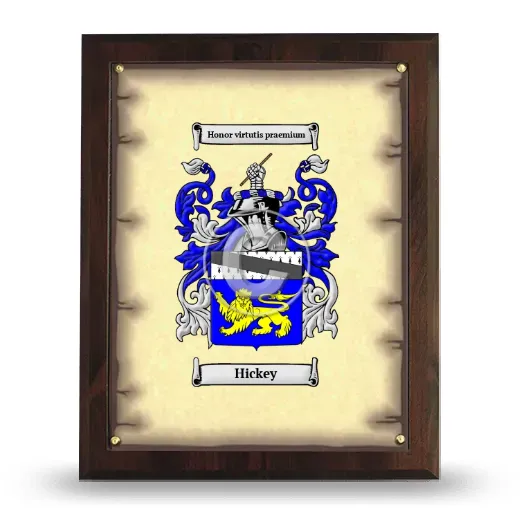 Hickey Coat of Arms Plaque
