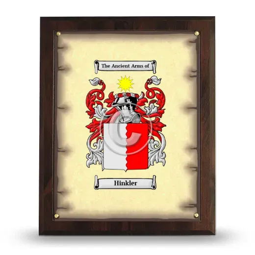 Hinkler Coat of Arms Plaque