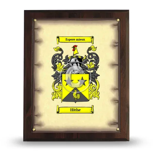 Hithe Coat of Arms Plaque
