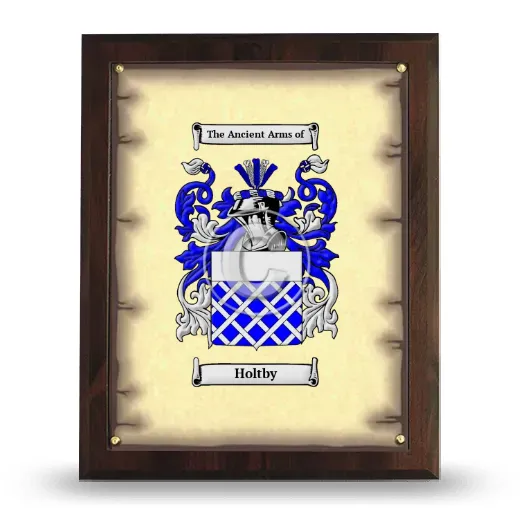 Holtby Coat of Arms Plaque