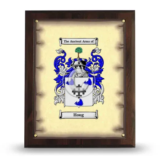 Houg Coat of Arms Plaque
