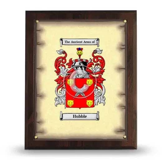 Hubble Coat of Arms Plaque