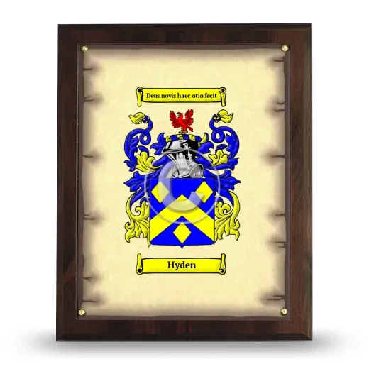Hyden Coat of Arms Plaque