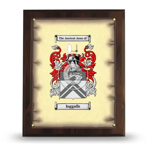 Inggalls Coat of Arms Plaque