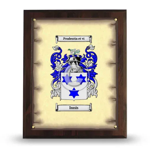 Innis Coat of Arms Plaque