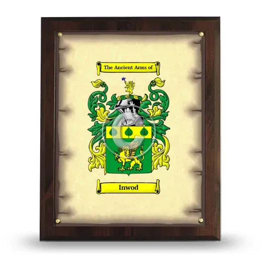 Inwod Coat of Arms Plaque