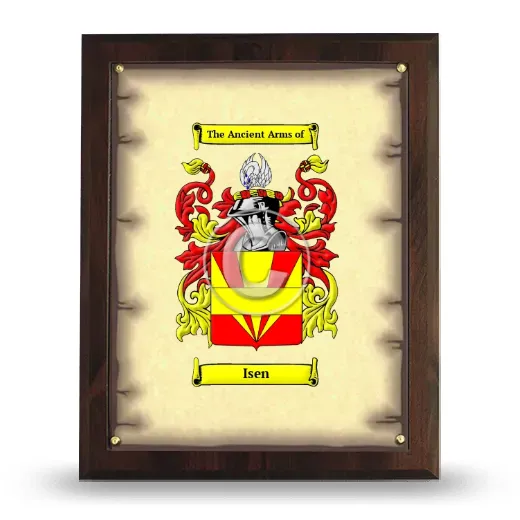 Isen Coat of Arms Plaque