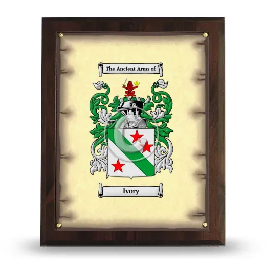 Ivory Coat of Arms Plaque