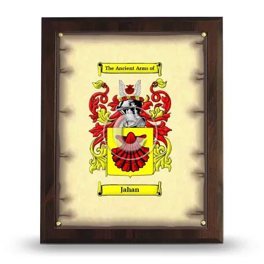 Jahan Coat of Arms Plaque