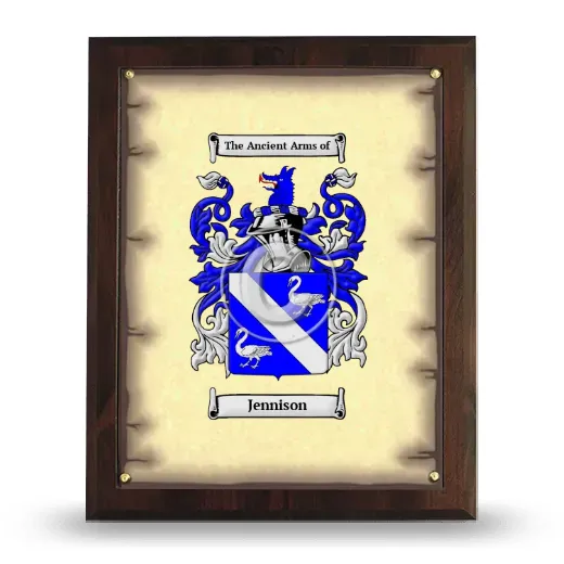 Jennison Coat of Arms Plaque
