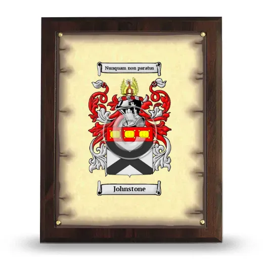 Johnstone Coat of Arms Plaque