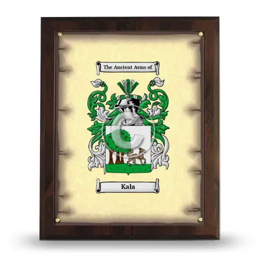 Kala Coat of Arms Plaque