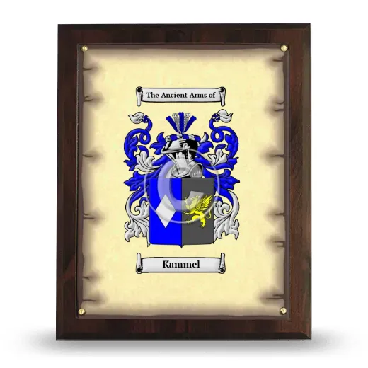 Kammel Coat of Arms Plaque