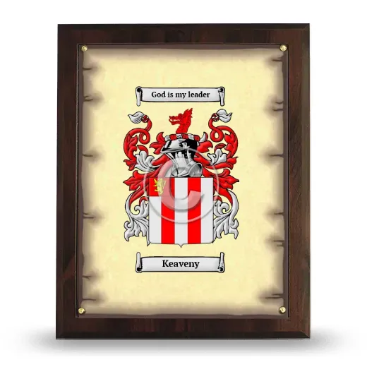 Keaveny Coat of Arms Plaque