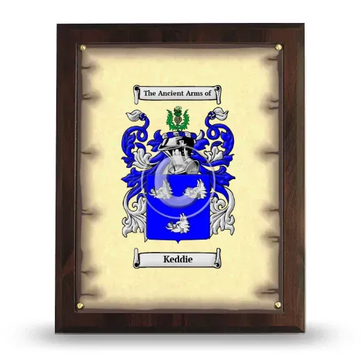 Keddie Coat of Arms Plaque
