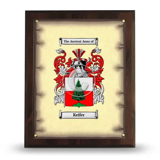 Keifer Coat of Arms Plaque