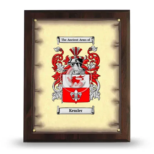 Kemler Coat of Arms Plaque