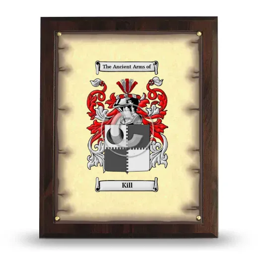 Kill Coat of Arms Plaque