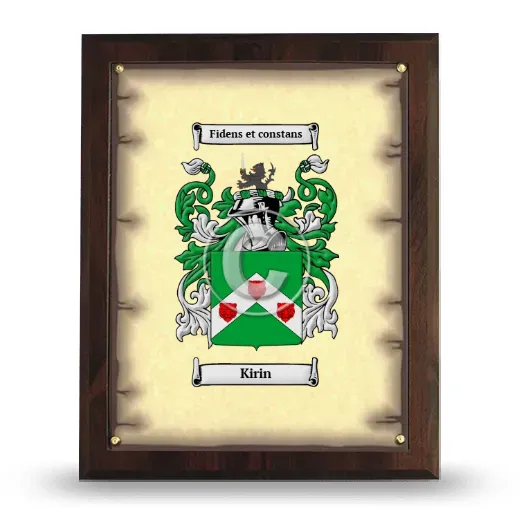 Kirin Coat of Arms Plaque