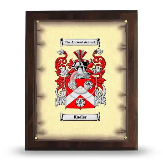 Kneler Coat of Arms Plaque