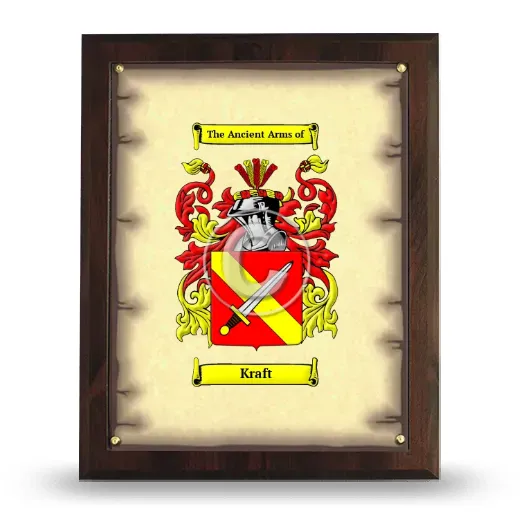 Kraft Coat of Arms Plaque