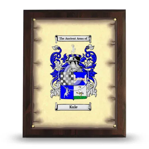 Kule Coat of Arms Plaque
