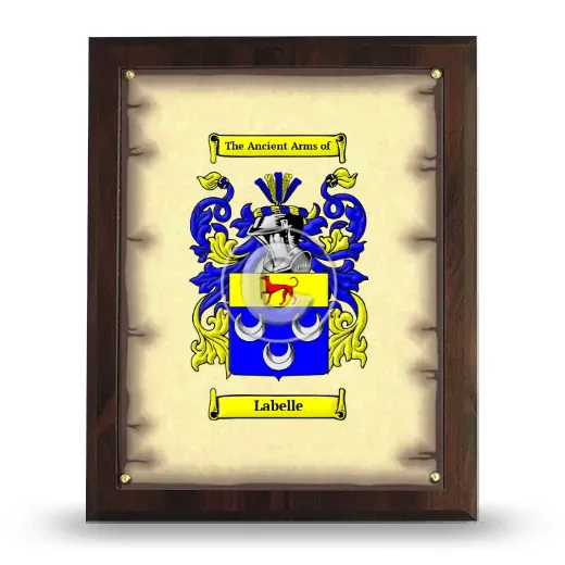 Labelle Coat of Arms Plaque