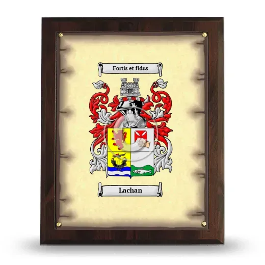 Lachan Coat of Arms Plaque