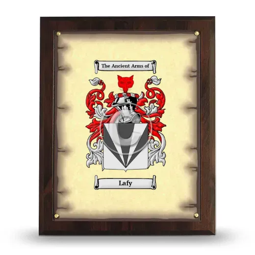 Lafy Coat of Arms Plaque