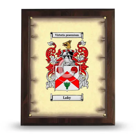 Laky Coat of Arms Plaque