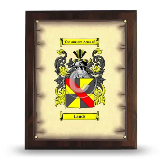 Lands Coat of Arms Plaque