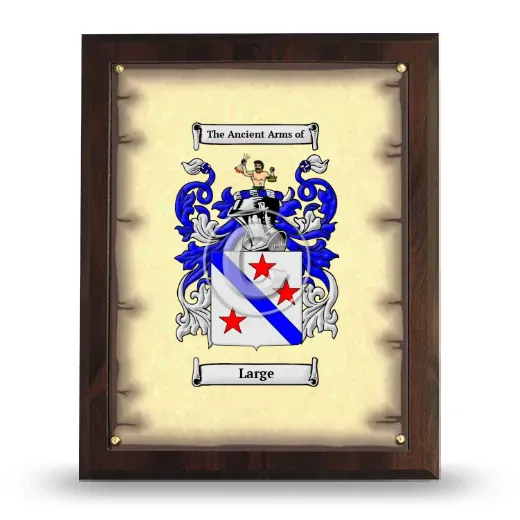 Large Coat of Arms Plaque