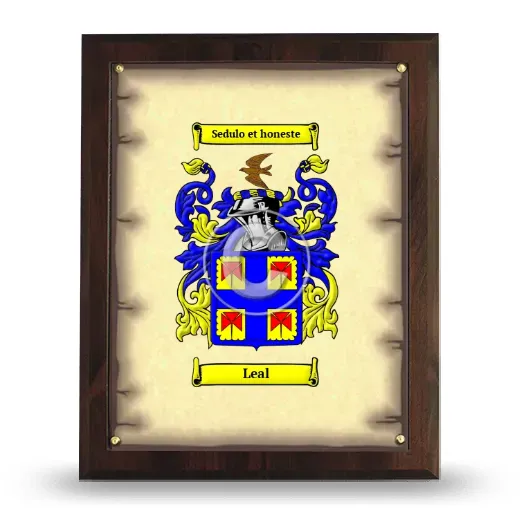 Leal Coat of Arms Plaque