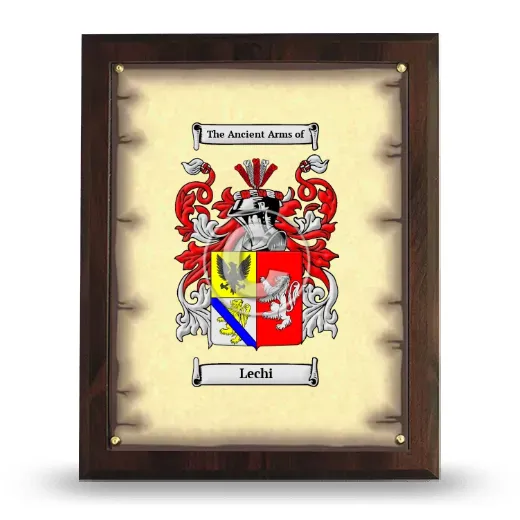Lechi Coat of Arms Plaque