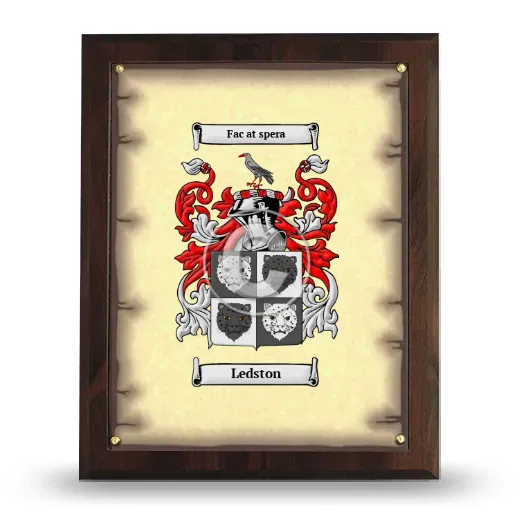 Ledston Coat of Arms Plaque