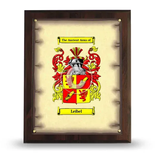Leibel Coat of Arms Plaque