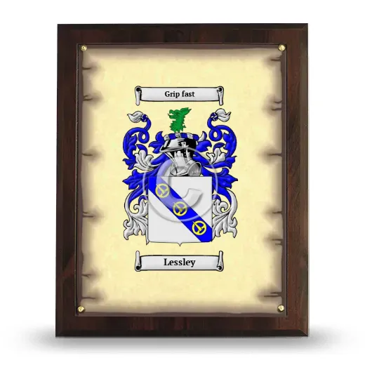 Lessley Coat of Arms Plaque