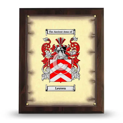 Leuven Coat of Arms Plaque