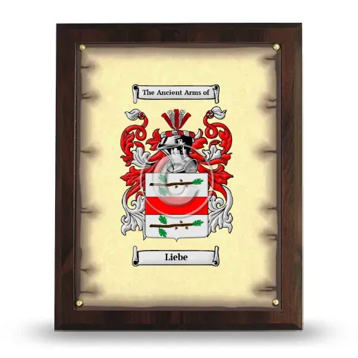 Liebe Coat of Arms Plaque