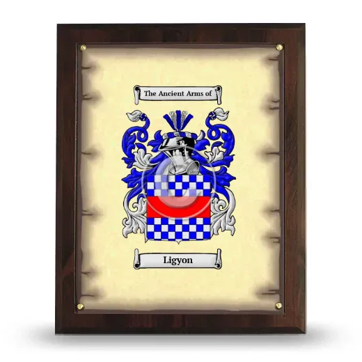 Ligyon Coat of Arms Plaque