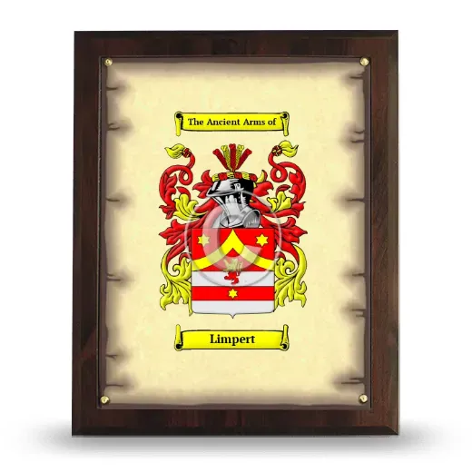 Limpert Coat of Arms Plaque